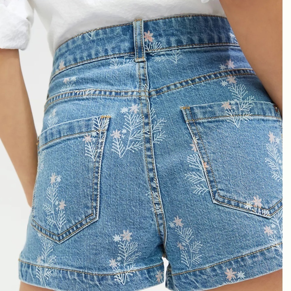 Anthropologie Pilcro Ultra High-Rise Denim Shorts - Picture 6 of 11